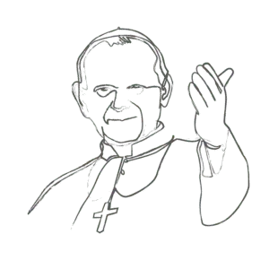 Illustration of John Paul II: an example for an Enneagram Type 1 personality
