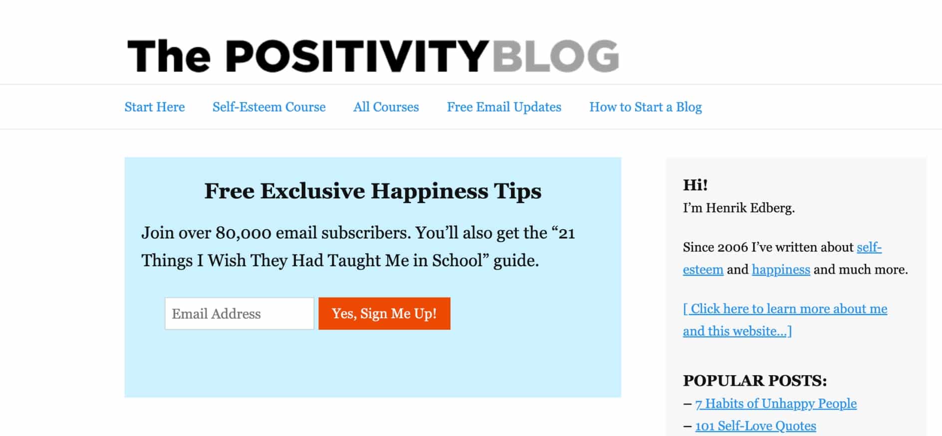 PositivityBlog PowerPage